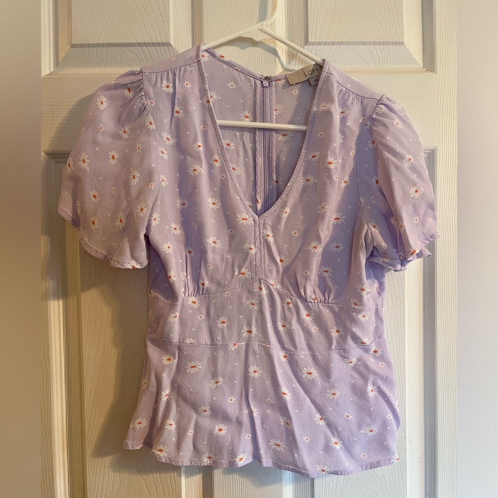 floral blouse